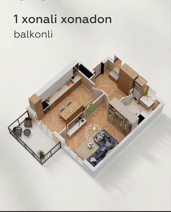 Гулистон шахар 1.1.6 32кв  квартира продается сотилади кредити йук