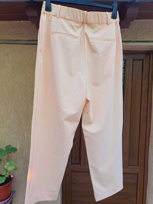 Pantaloni paper bag casual eleganti 42 H&M noi