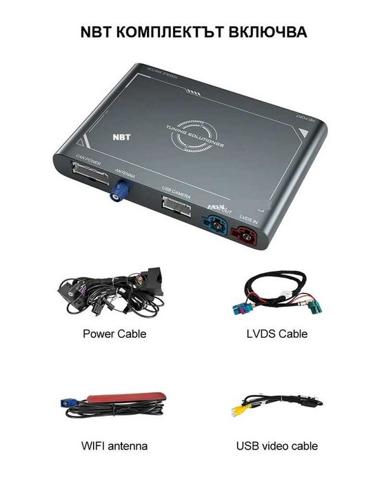 BMW NBT SYSTEM 2013-2016г безжичен Carplay Android Auto модул MMI BOX