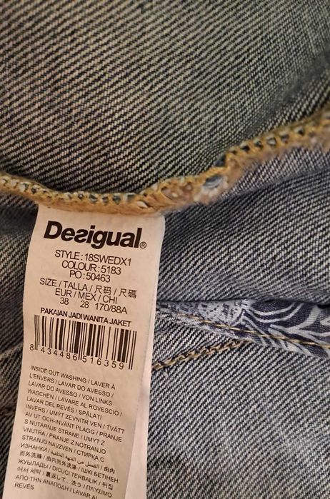 Greacă denim Desigual Coca-Cola marimea 38-M