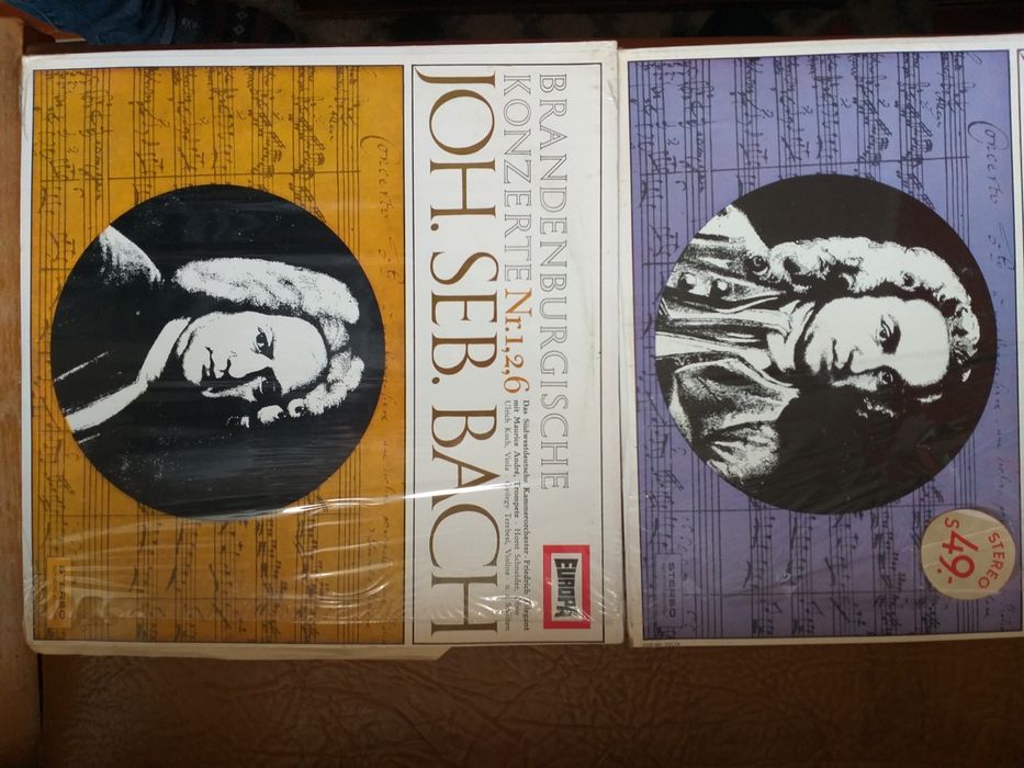 Discuri vinil Brandenburgische, concertele 1,2,6si 3,4,5 deJ.S. Bach