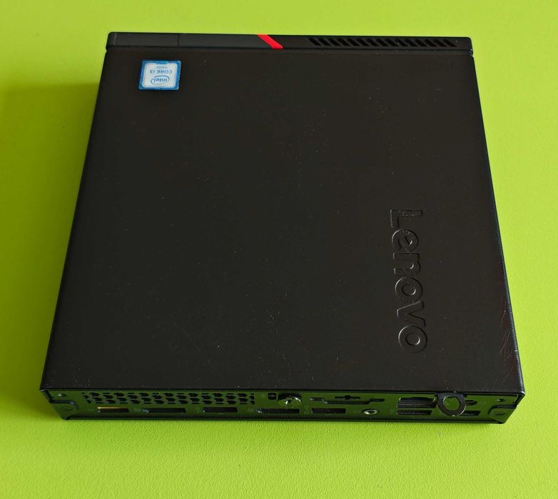 Продавам Lenovo ThinkCentre M700 Tiny / i3/ 16GB RAM DDR4 / 128GB M.2 SATA+ 640GB HDD/ Профилактиран / Windows 10 Pro