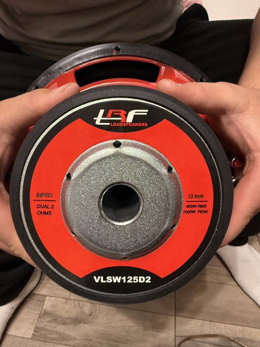 Subwoofer 12 inch 500W RMS + Amplificator Deaf Bounce AAP 2100.1D Atom Plus monobloc 2100w