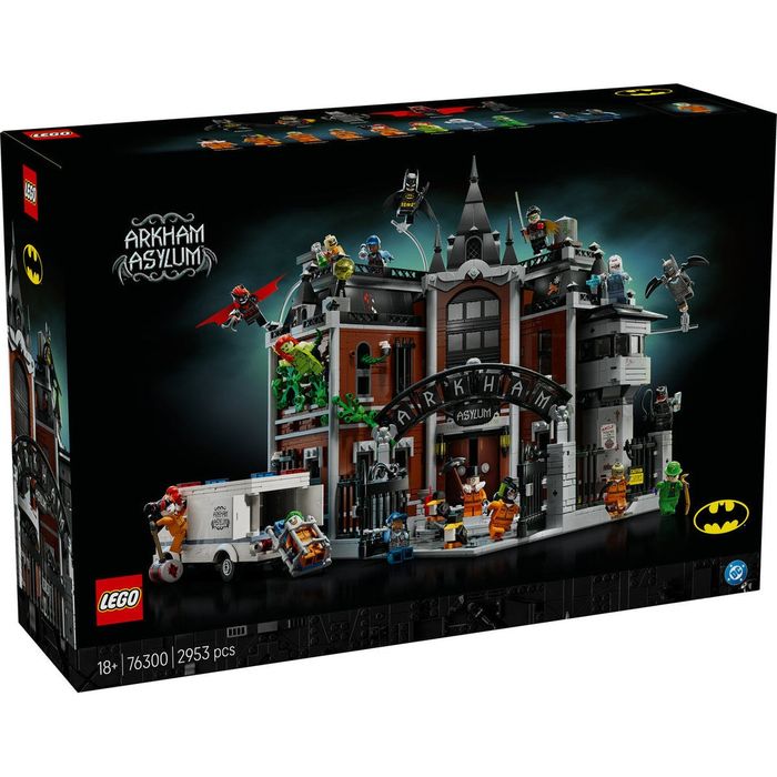 Lego 76300 Аркам Асайлъм , Lego Batman,  Lego DC Arkham Asylum 76300,  2953 части
