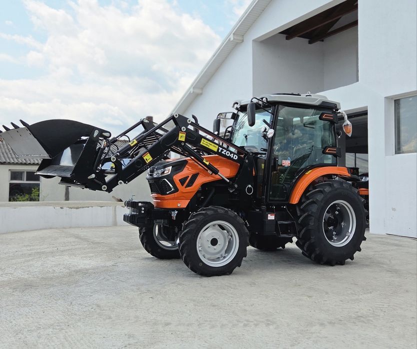 Tractor NOU marca Tavol 70 CP cu incarcator-cupa multifunctionala-Furci Baloti