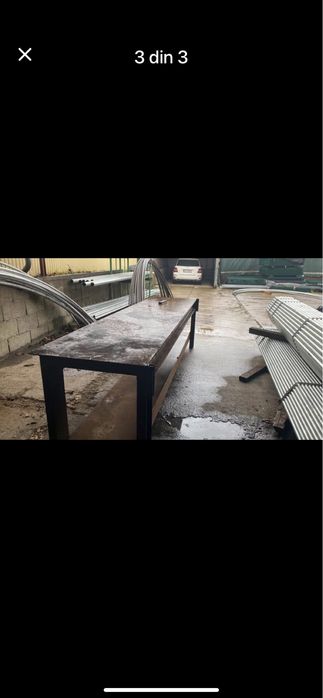 Masa de sudura solida din taba 10 mm 3/0,75 m Cantareste 375 kg