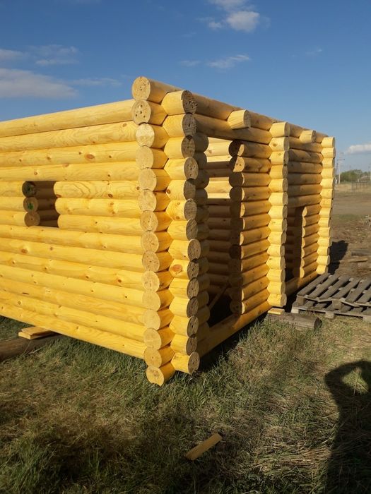 Баня оцилиндрованная