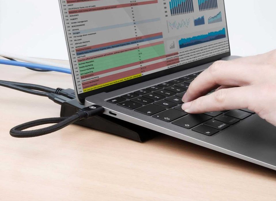 Docking station Manhattan USB-C 11 în 1- USB C la 4K HDMI/DP,1080p VGA