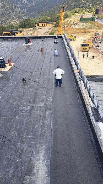 Услуги по гидроизоляции кровли и фундаментов