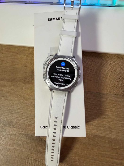 Samsung Galaxy Watch 8 Classic 46MM White. Гаранция!