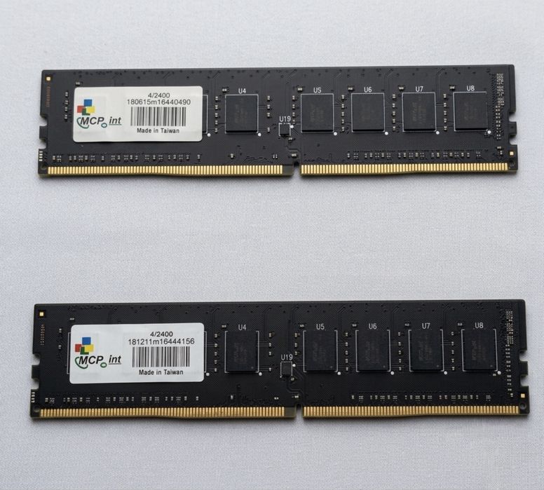 Оперативная память ddr4 2x4gb