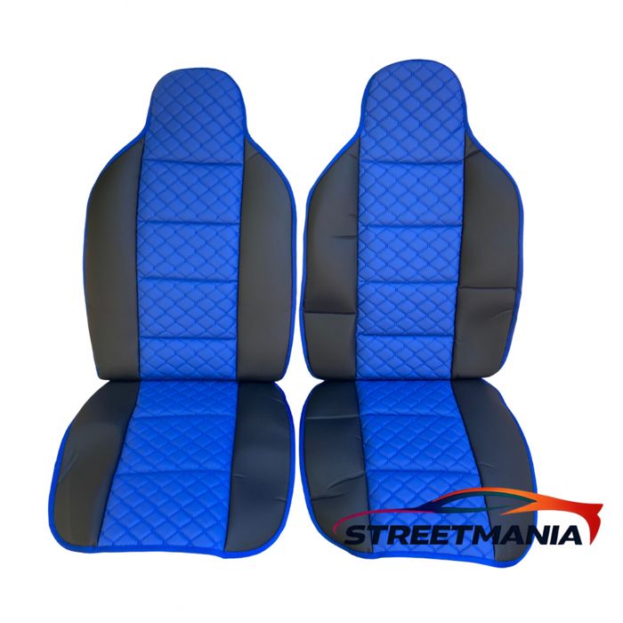 Калъфи тип масажор за предни седалки – еко кожа и плат