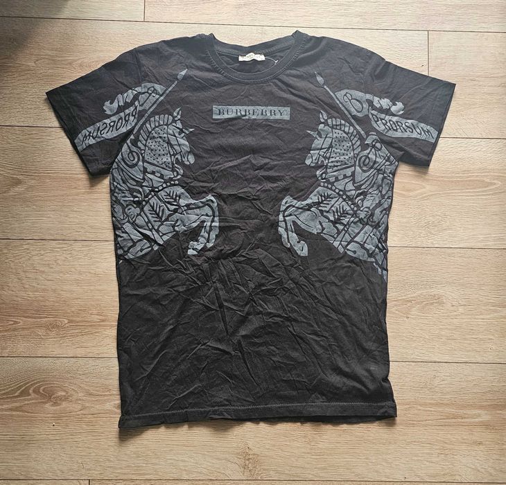 Tricou Burberry London, negru, barbati , mărimea S