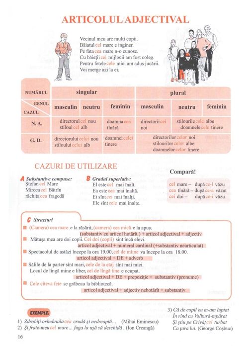 Teste si gramatica admitere plus caiete de la pregatire