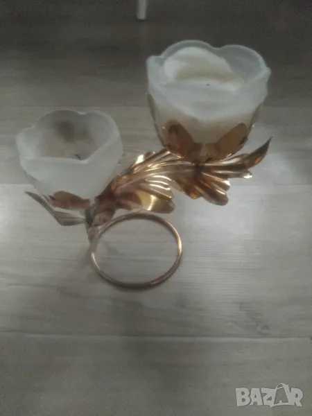 Немски свещник с две лалета