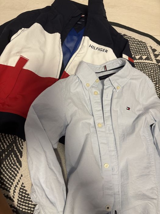 Camasa + geaca Tommy Hilfiger 4-5 ani