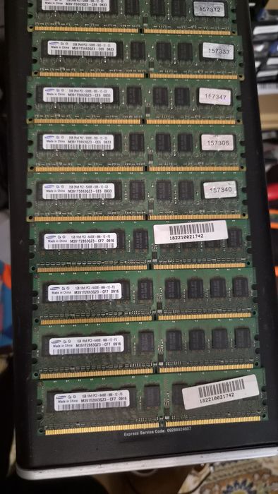 Лот RAM памет за настолен компютър – 14 бр. Samsung DDR2 ECC и DDR3 ADATA