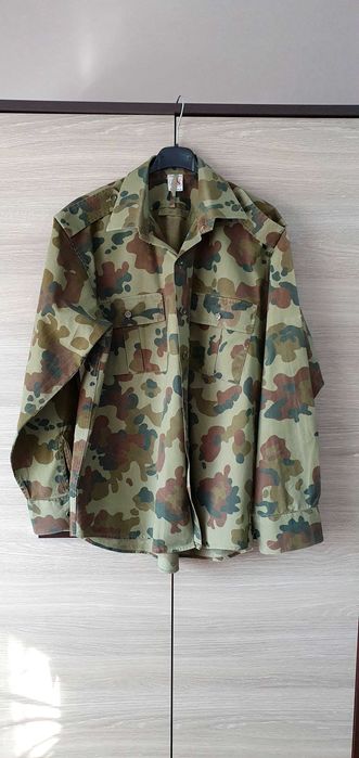 Cămașă militară mozaic de culori din bumbac - mărimea 42/II