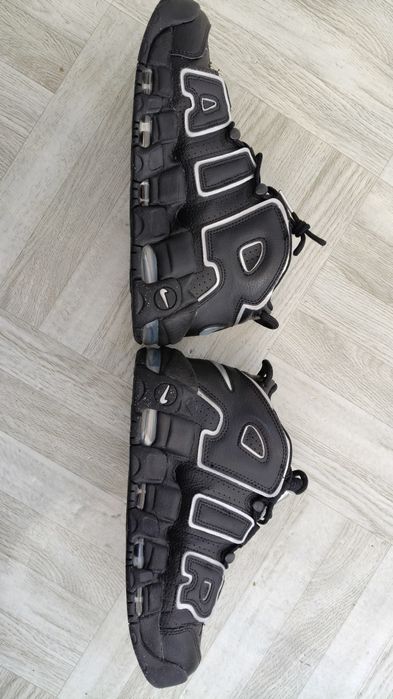 Nike Air More Uptempo '96 Black Metallic Silver