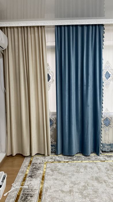 Шторы и тюль.