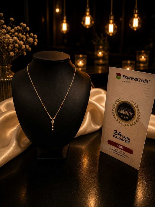 Lant aur 14K 3.10gr (Ag25 Belvedere B.42995.1)-Garantie 2 Ani!