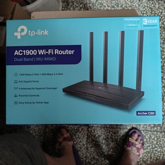 AC1900 WI-FI ROUTER Dual band MU-MMO nou