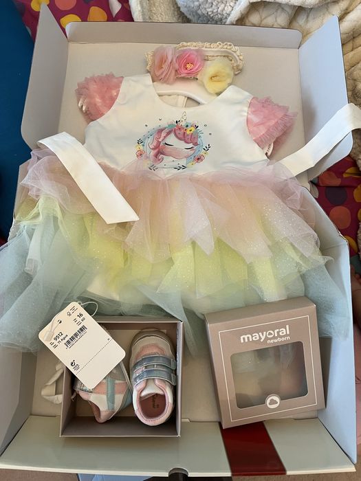 Rochita pentru bebe- 68-74 pentru- botez- nunta