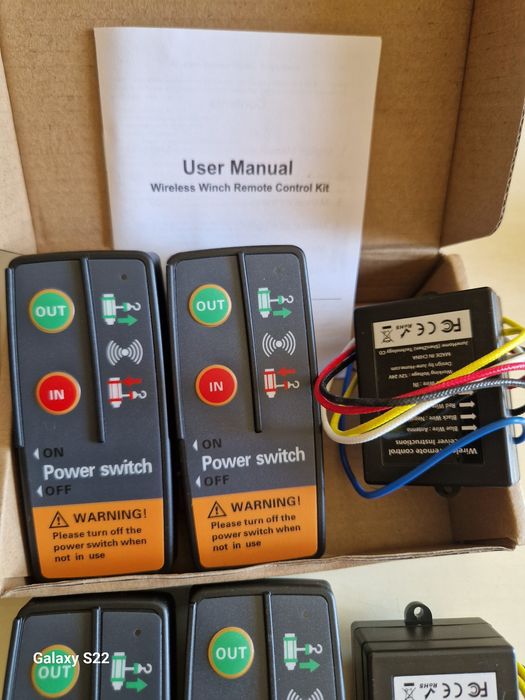 Telecomanda troliu fara fir Wireless 12v 24v