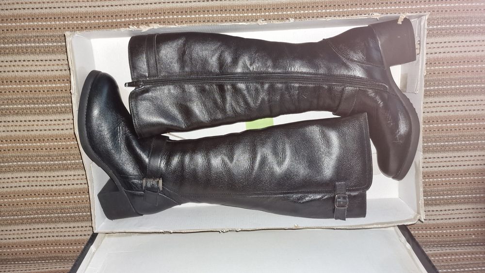 Cizme lungi piele nr.38