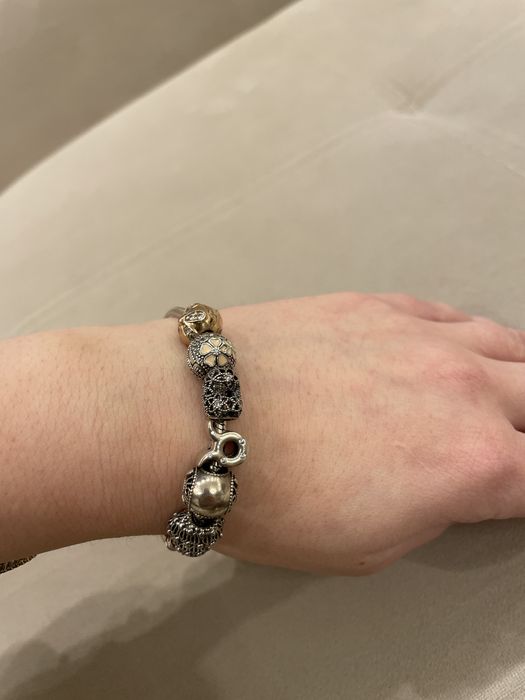 Bratara Pandora argint 5 charmuri