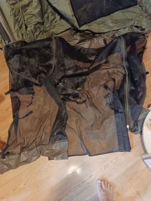 Шаранджийска палатка с зимно покривало.