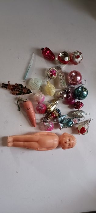 Ёлочные игрушки винтаж ретро антураж