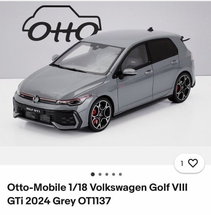 Macheta VW Golf 8 / VIII GTI OT1137 OTTO 1:18