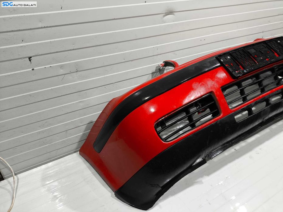 Bara Spoiler Fata Completa Culoare Rosu Volkswagen Golf 4 1998 - 2005 Cod 1J0807221A [L2848]