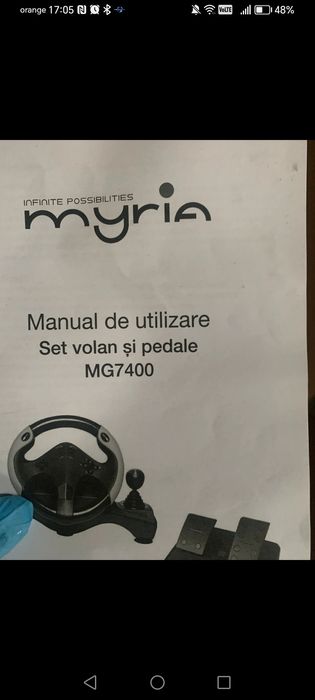 Volan gaming myria mg7400 (PS3/PS4/PC/xbox one)