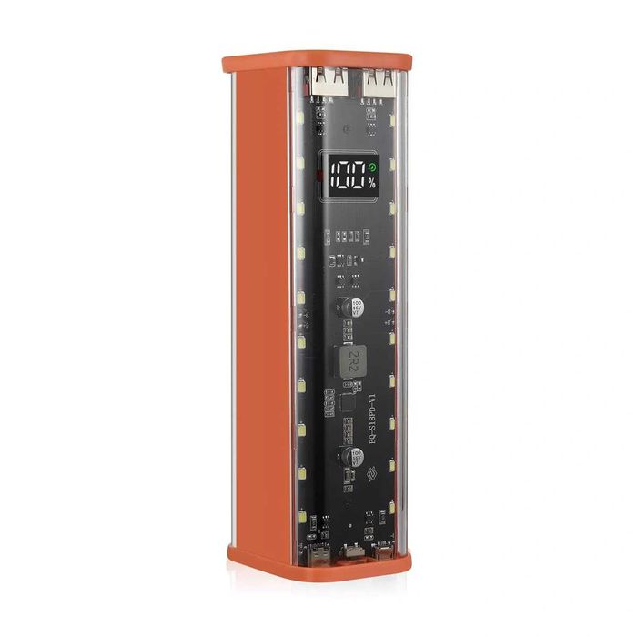 Carcasă Power Bank pentru 8 acumulatori 18650 cu PD & QC 22.5W USB-C