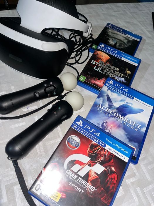 Play station 4 и VR очки