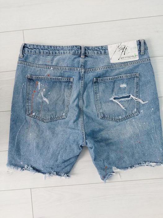 Мъжки дънки ефект боя