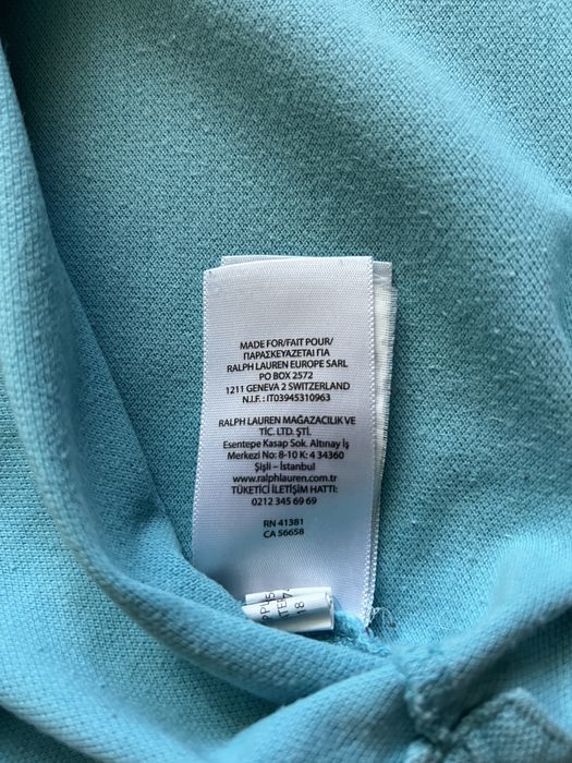 Tricou Polo Ralph Lauren turcoaz