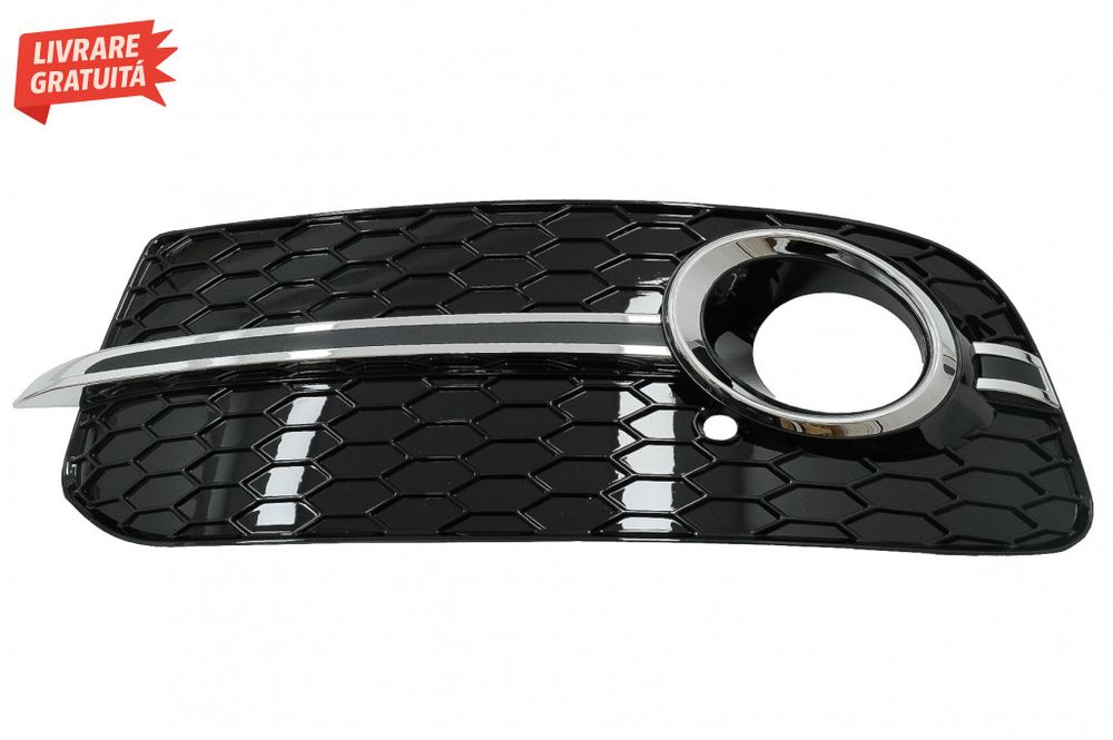 Grile Laterale Audi Q5 SUV 8R Facelift (2012-2016) RS Design Negru Luc