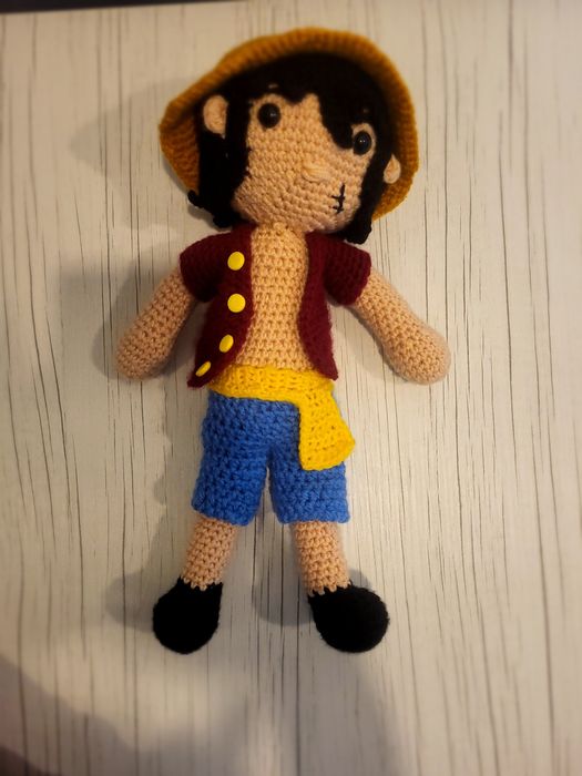 Jucarie croșetata Luffy