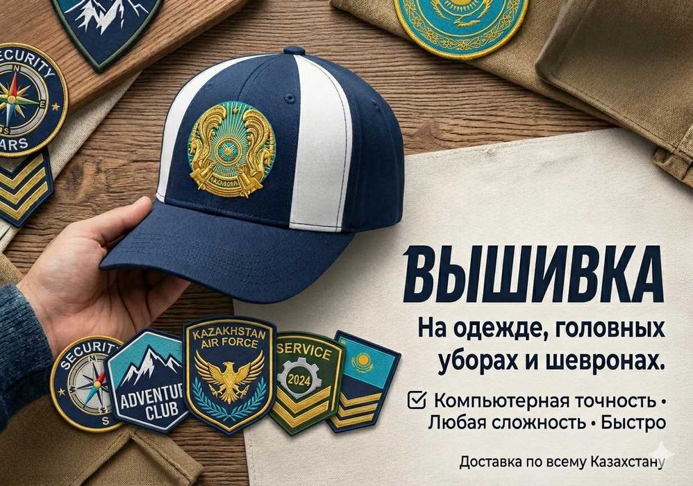 Компьютерная Вышивка на одежде, пошив, шевроны, мерчи, логотип одежда.