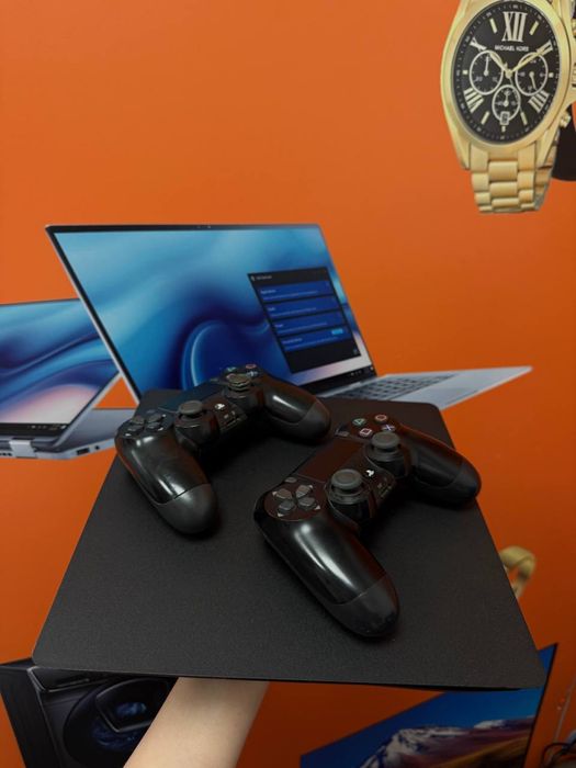 PS Sony 4 Slim + 2 джойстик пс4