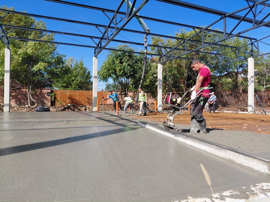 Turnare pardoseli industriale elicopterizat