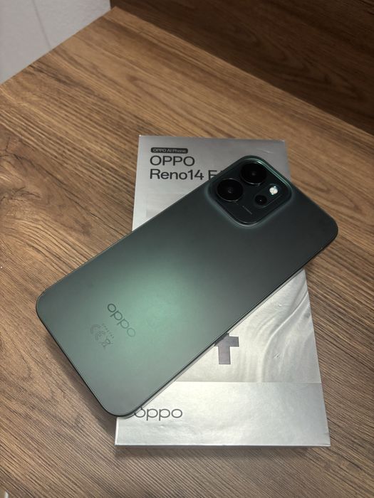 Oppo reno 14F 5G 256 gb verde stare impecabila