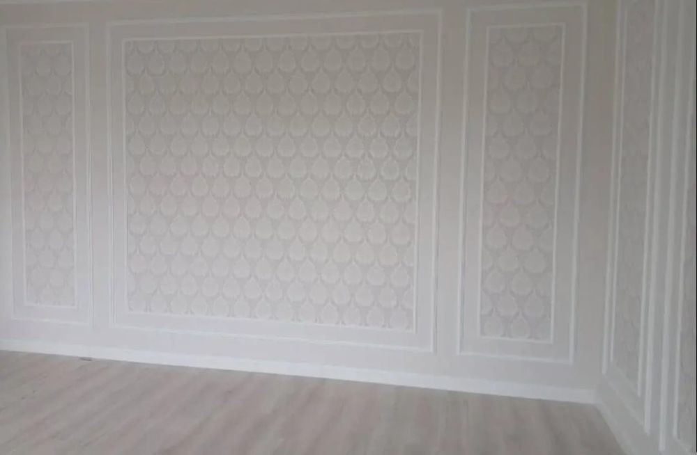 Поклейка обоев всех видов