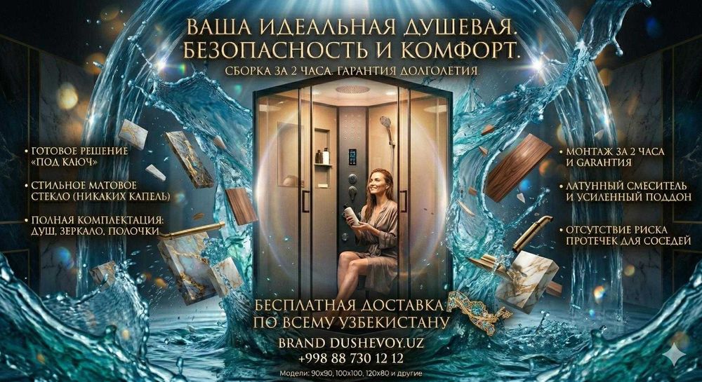 Dush Kabina Uchtepa Dushevoy Kabina Душевая Кабина Учтепа 2 часа