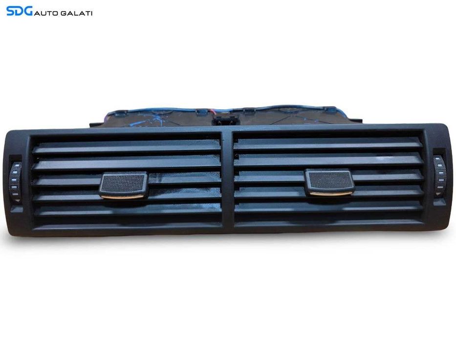 Grila Grile Gura Guri Aer Aerisire Ventilatie Bord Central Neagra Audi A4 B6 2001 - 2005 Cod 8E0820951H [N5053]