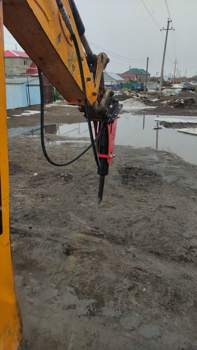 Услуги  экскаватора бур и гидромолот