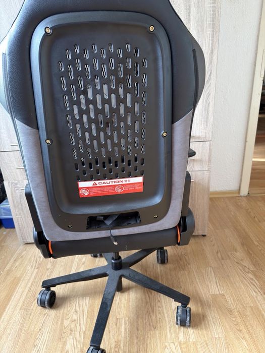 Геймърски стол COUGAR Chair NxSys Aero, PVC кожа, Газов амортисьор, ARGB вентилатор,